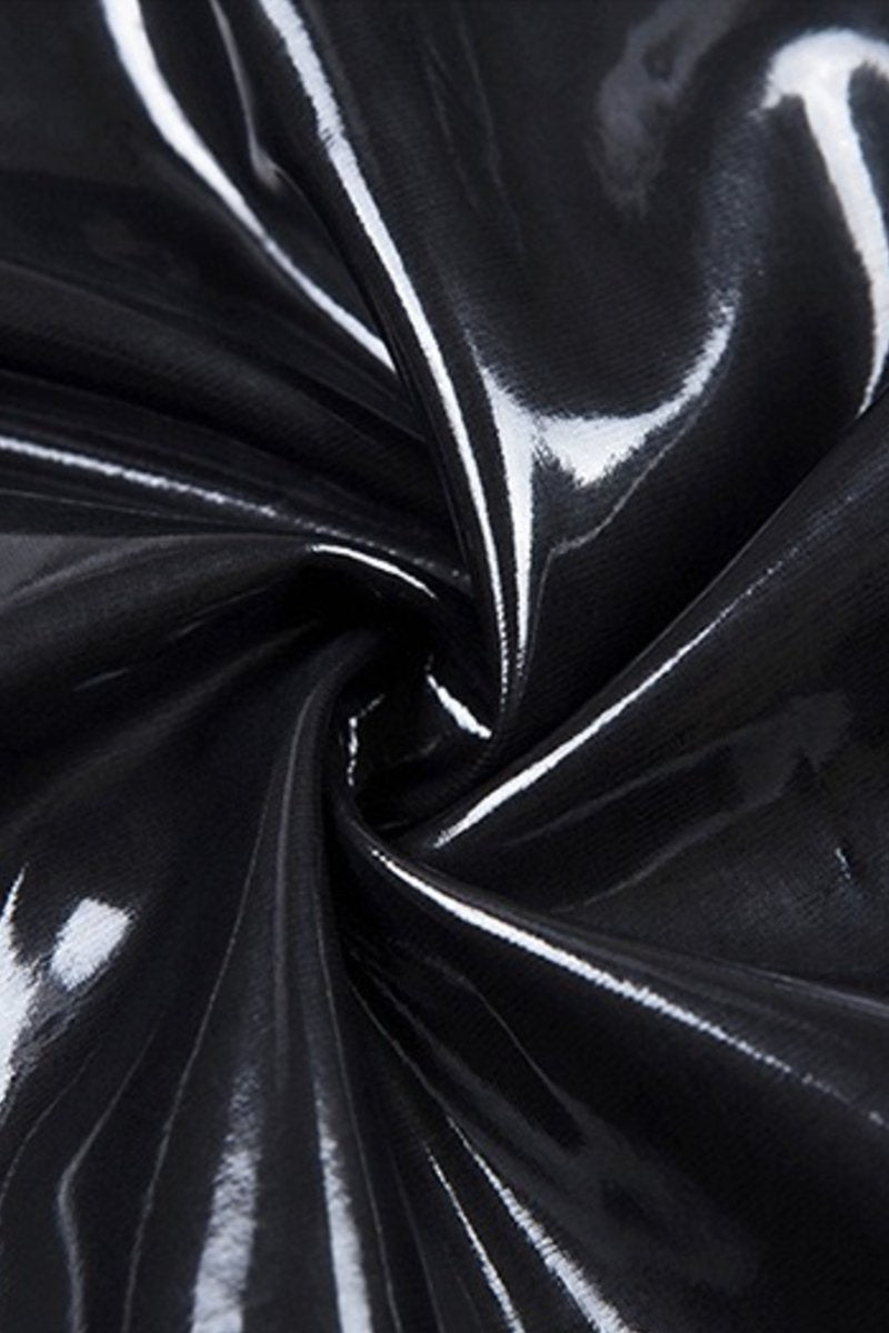Latex V-neck Bodysuit