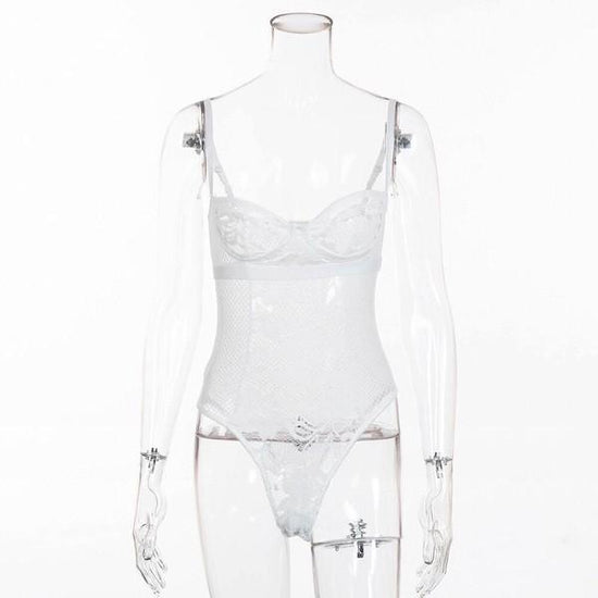 Load image into Gallery viewer, Wholesale Flower Lace Bodysuit Bodysuit Lingerie
