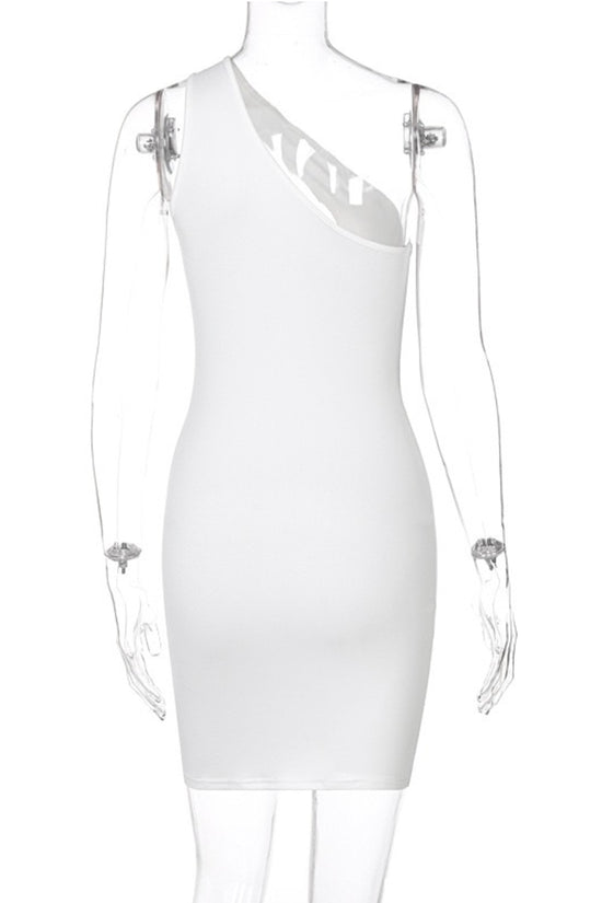 Load image into Gallery viewer, Cut Out Side Strap Mini Dress
