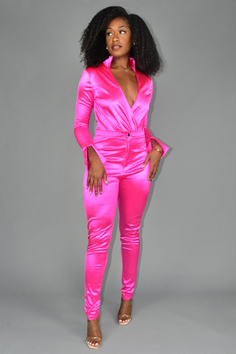 Satin Shirt & Pant Set