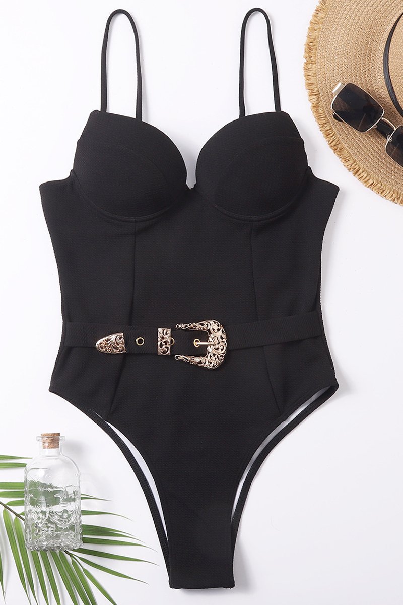 Load image into Gallery viewer, Underwire One Piece Swimsuit Swimwear
