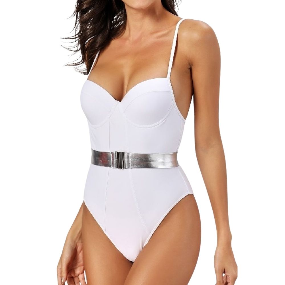 Load image into Gallery viewer, Underwire Cup One Piece Swimsuit
